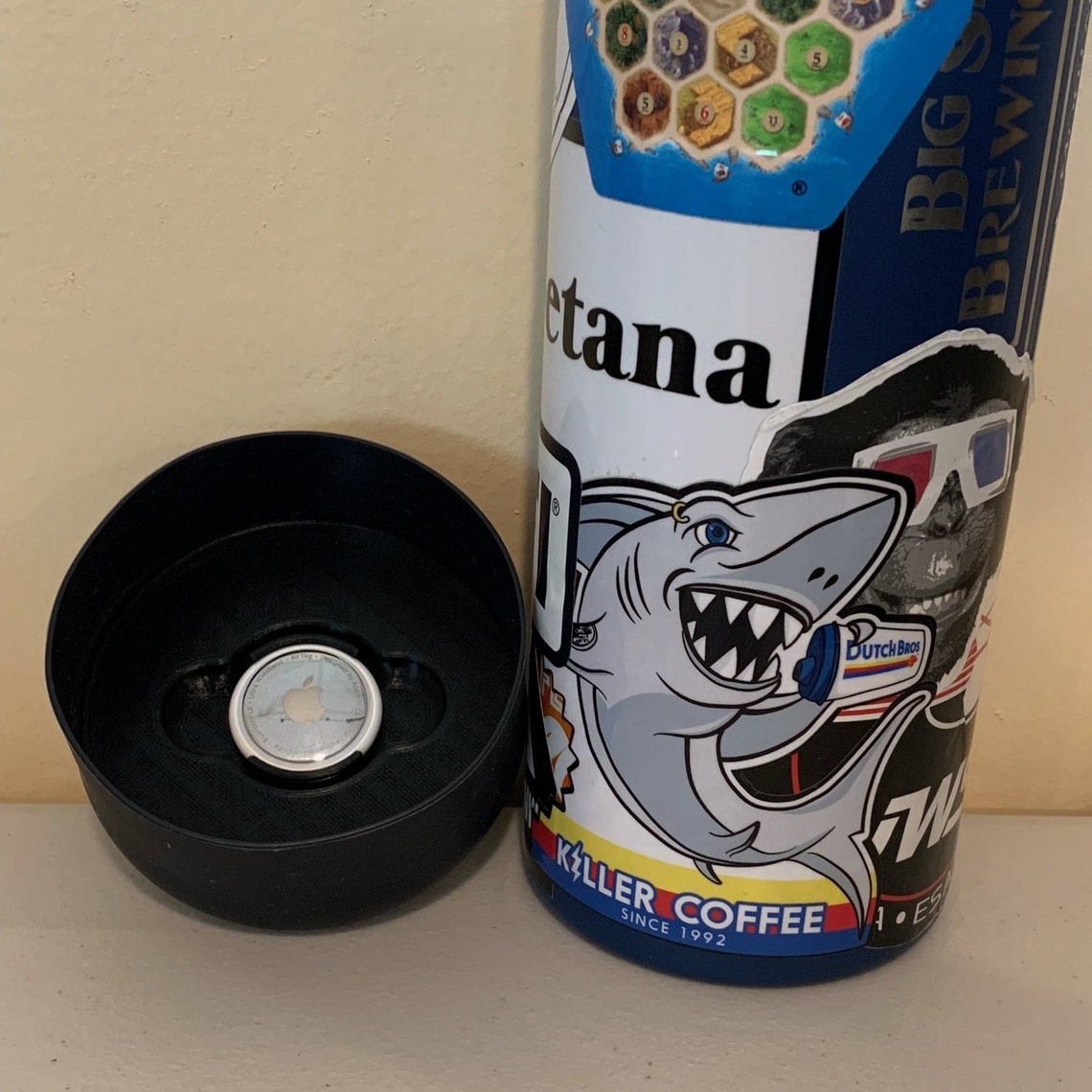 Water Bottle Airtag Accessory Hydrotag Etsy