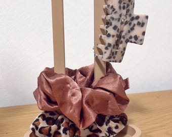 Scrunchie holder, hair tie holder, hair clip holder, 3D printed
