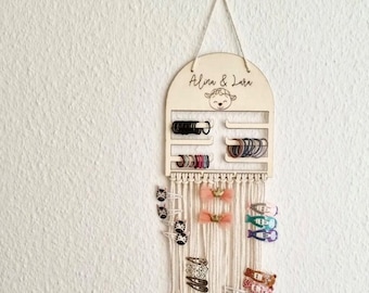 Hair clip holder, hair clip storage, hair accessories, bow clip holder, hair ties, organizer, accessory, girl, gift