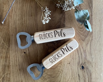 Bottle opener, lucky pilsner, beer, dad, gifts for men, gift idea
