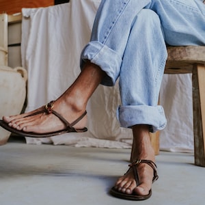 Dark Brown Ataraxia Sandal