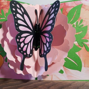 Pop-Up Card - Pink Butterfly