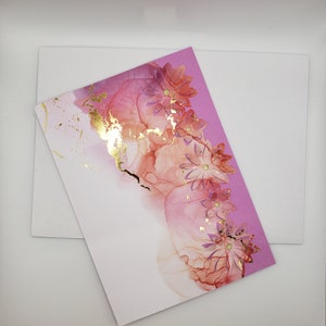 Floral Cut-out Edge Card