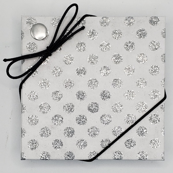 Silver Dots 52 Card Fan Deck Journal