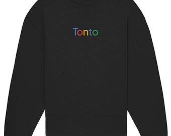 Organic Oversize Sweatshirt - "SearchBar"