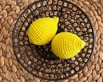 Crochet Lemon Pattern: Easy DIY Kitchen Accessory (Digital Download)