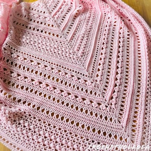 Crochet Shawl Pattern: Instant Beauty Scarf Tutorial (Digital Download)