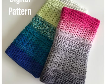 HolaGabi Crochet Shawl Pattern: Easy DIY Tutorial (Digital Download)