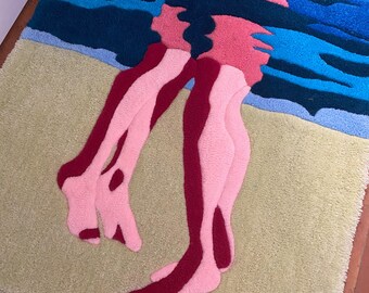 Handmade tufted wall art