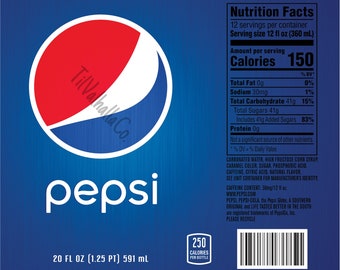 Pepsi Can Png - Etsy Ireland