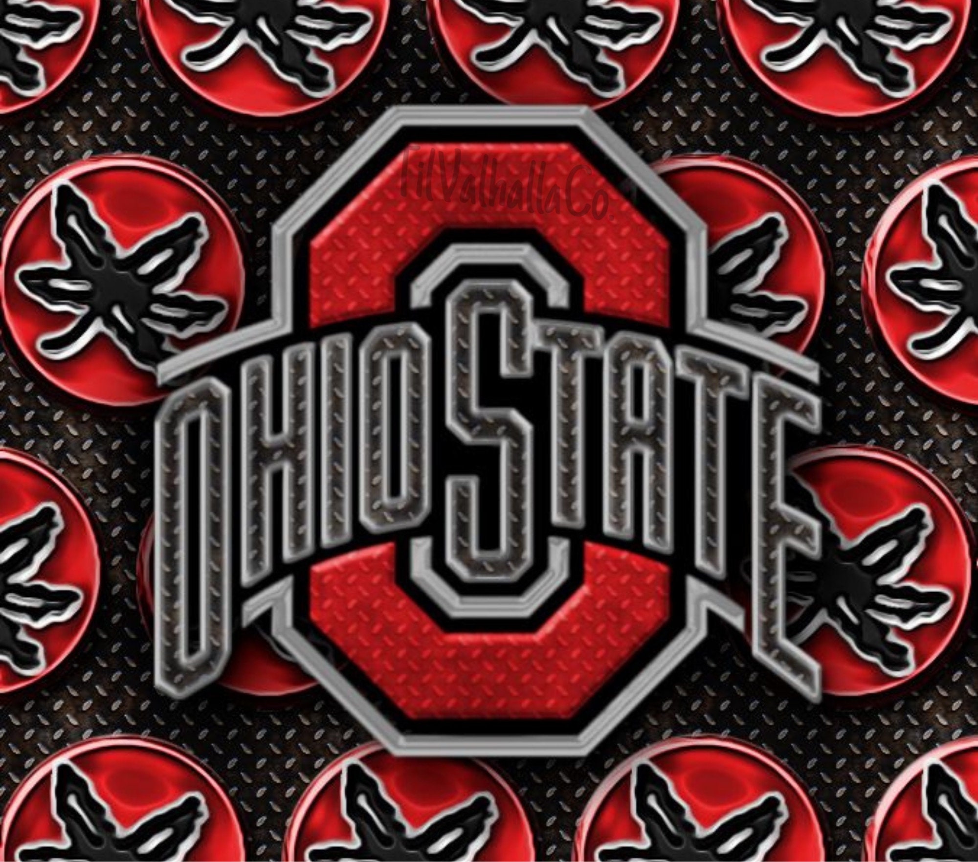 Ohio state buckeyes 20oz skinny tumbler sublimation png etsy