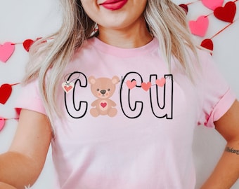 CICU Valentine's Day Shirt, Cardiac Intensive Care Nurse Shirt, Cardiovascular ICU Nurse shirt, Cardiac Intensive Care Unit Nurse,CICU Nurse