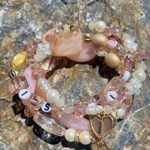 Beaded bracelets | Fairy Y2k jewelry | Cottage core bracelet dainty | Coquette girly gift | Bracelet set | Beaded jewelry