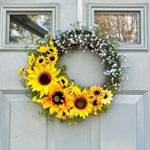 Sunflower wreath Support Ukraine