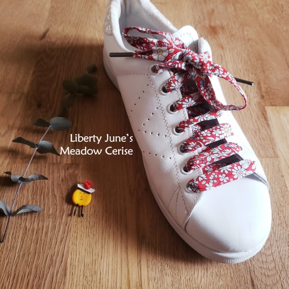 Liberty Fabric Shoelaces Trainers Shoes. NEW Blue and Green Liberty Fabrics Etsy Australia