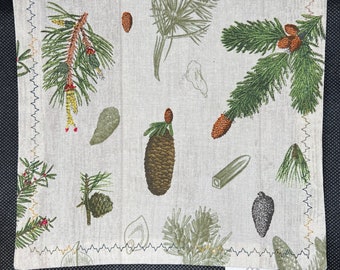 Pine cone cotton/microsuede edc Hank