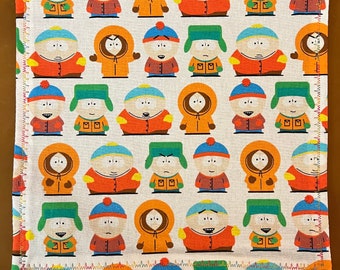 South Park  Hank with brown microsuede backing.