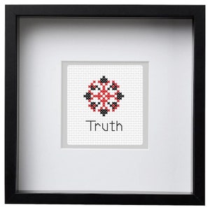 Truth Cross stitch pattern