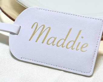 Wedding Favor Table Number Escort Card Luggage Tag Personalized Name Place Card Travel Destination Favor Gift Bridal Party Seating Chart