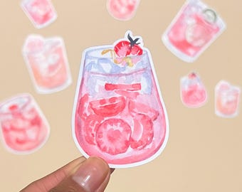 Cocktail Sticker Pack Bachelorette Party Decor Bar Cocktail Party Favor Water Bottle Sticker For Laptop Decal Girly Sticker Gift For Her
