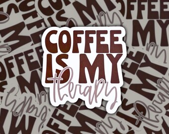 Coffee Sticker Funny Phrase Coffee Lover Gift For Coworker Gift Idea For Friend Water Bottle Sticker For Laptop Decal Sarcastic Sticker