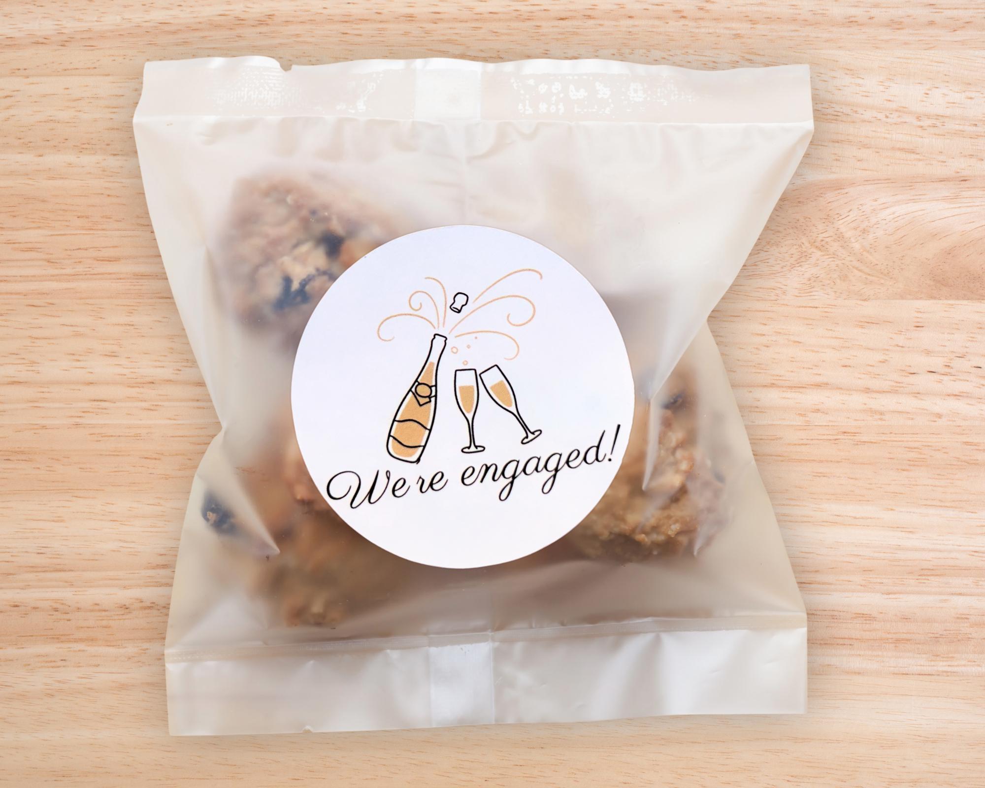 We’re Engaged Sticker Sheet Engagement Announcement Envelope Sticker ...