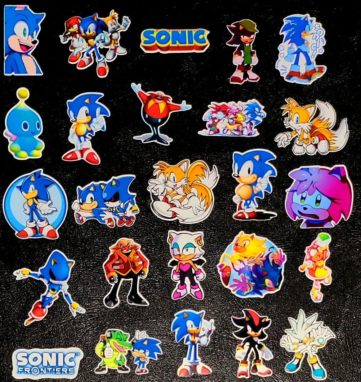 Sonic the Hedgehog Sega Sticker Pack 1in 10/25/50/100PC Glossy/holographic  Waterproof Video Game Decals for Laptop, Phone, Waterbottle, Car 