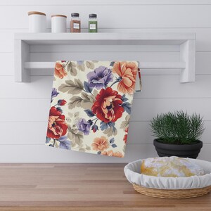 Blumenmuster Geschirrtücher | Küchen Dekor, Haus Geschenk, Housewarming, Hochzeitstisch, Muttertag