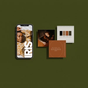 Iris - 04 - Phone and Instagram post mockup
