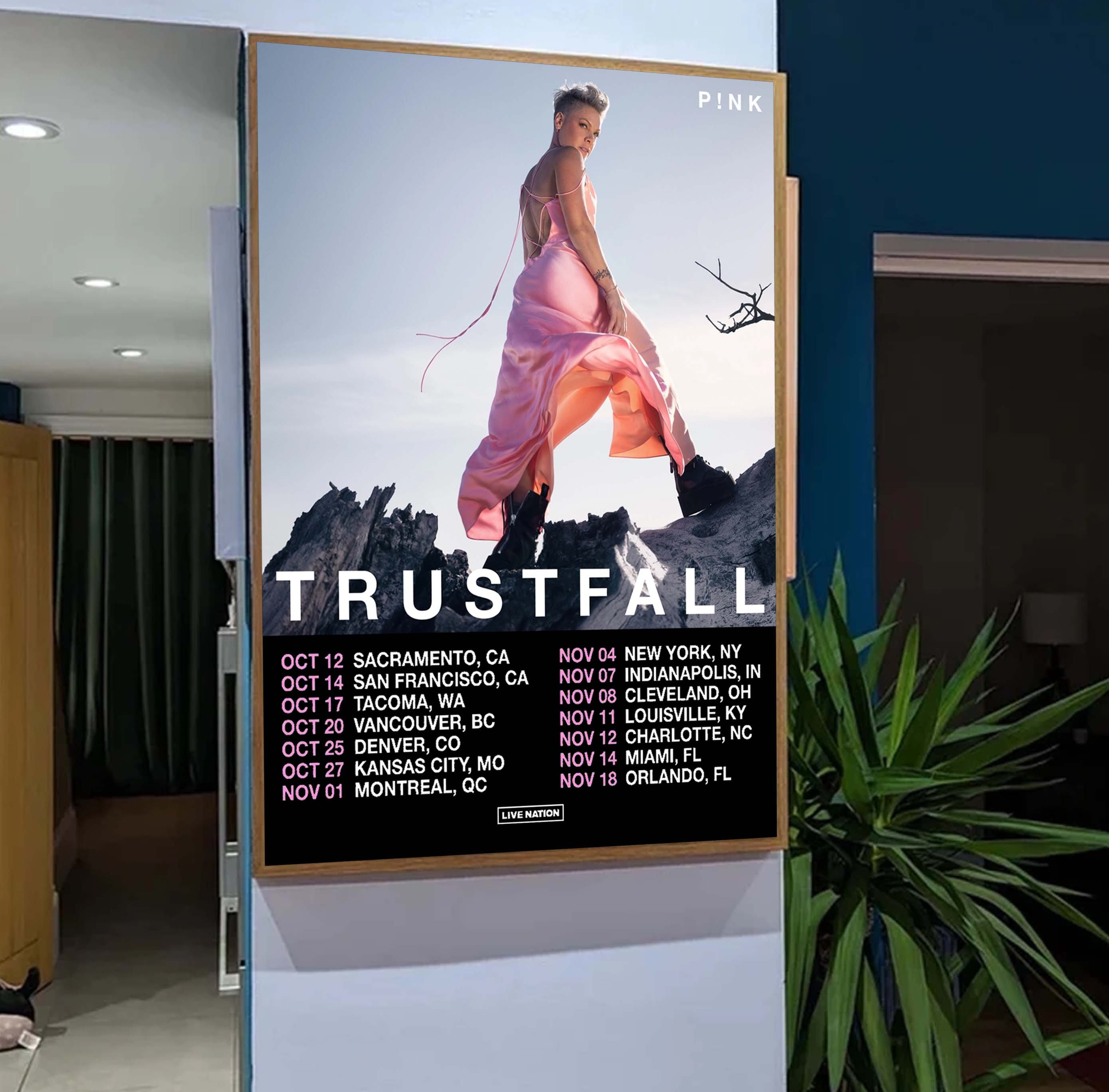 pink trustfall tour dates canada