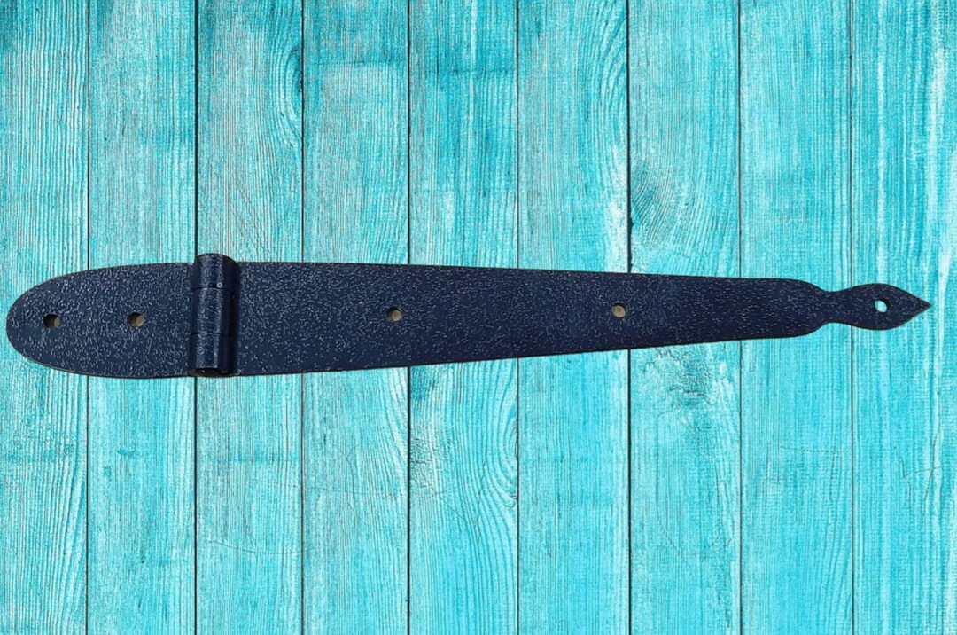 Ornamental Door or Gate Hinges in Black Finish HF014 Etsy