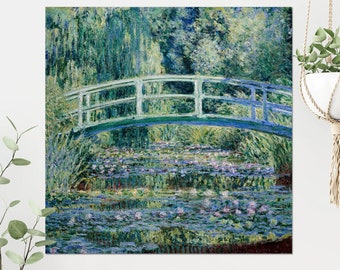 Canvas, Aluminium, Acrylic, Framed Prints or Print-only - "Water Lilies" by Monet, wall art masterpiece painting