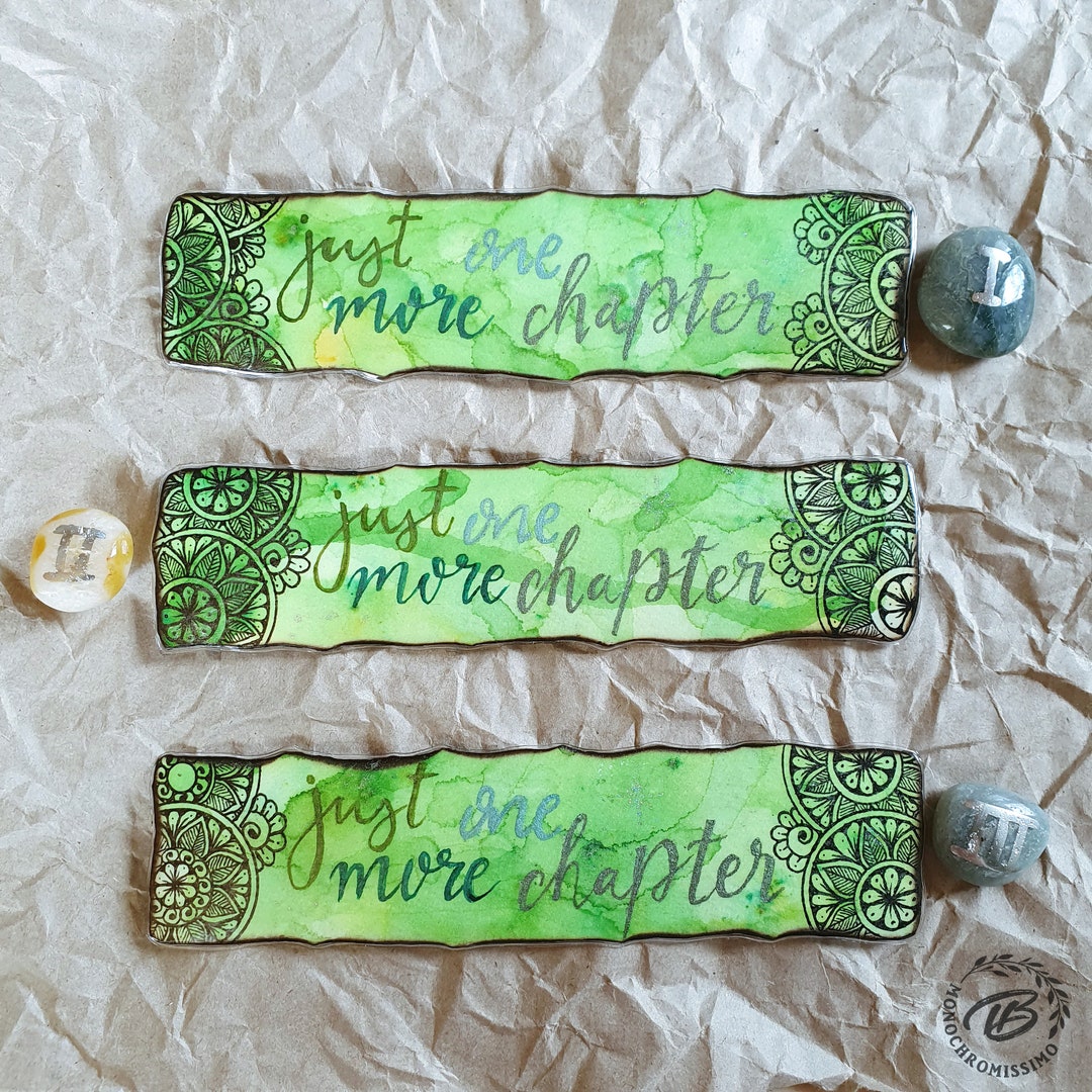 Bookmarks Just One More Chapter Etsy