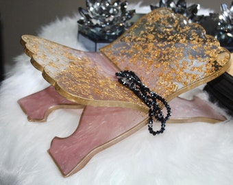 HANDGEMACHTER Harz Koranständer, Buchhalter, Islamische Geschenke Tragbar Stabil Leicht Buchständer