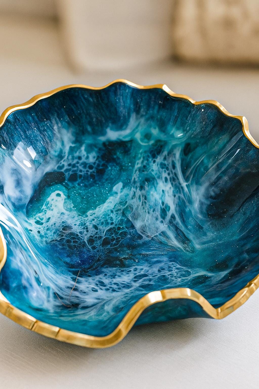 ターコイズガラスボウル - Etsy 日本