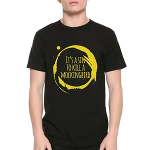 Camiseta &quot;Es un pecado matar a un ruiseñor&quot;, tallas para hombres y mujeres (met-022)