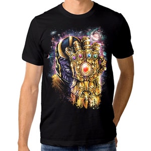 Thanos Infinity Gauntlet T-Shirt, Men&#39;s Women&#39;s Sizes (met-264)