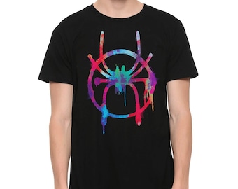 Spider-Man Miles Morales Logo T-Shirt, Men's Women's Sizes (SPI-67312)