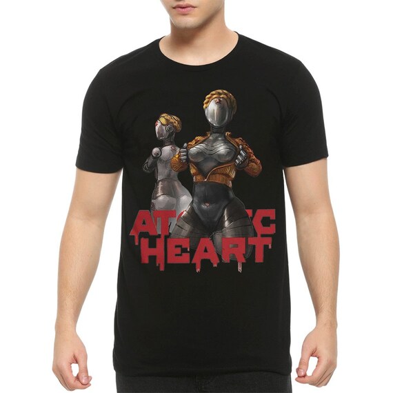 Atomic Heart the Twins T-shirt, 100% Cotton Tee, Men's Women's All