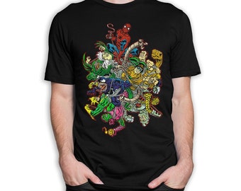 Spider-Man Villains T-Shirt, Men's Women's Sizes (met-271)