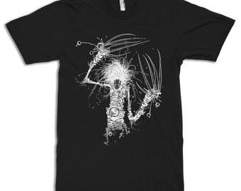 Edward mit den Scherenhänden Art T-Shirt, Herren Damengrößen (met-219)