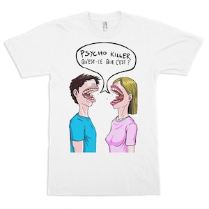 Talking Heads Psycho Killer Art T-Shirt, Men&#39;s Women&#39;s Sizes (met-048)