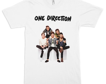 One Direction-T-shirt, herenmaten (met-178)