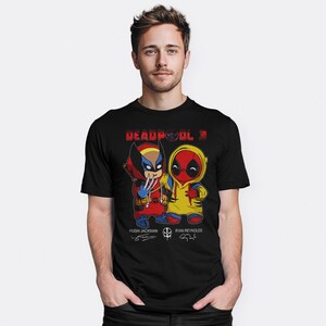 Deadpool and Wolverine Little Friends T-Shirt, Men&#39;s Women&#39;s Sizes (DEA-89112)