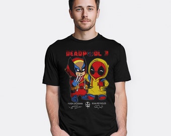 Deadpool och Wolverine Little Friends T-shirt, herr-damstorlekar (DEA-89112)