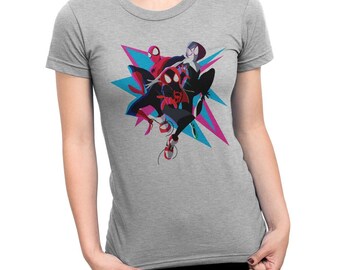スパイダーマン：スパイダーバース Tシャツ、メンズ・レディースサイズ