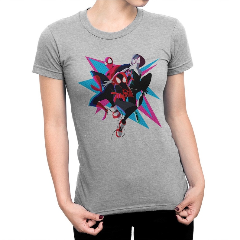 Spider-man Into the Spider-verse T-shirt Men's - Etsy