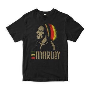 Bob Marley Art T-Shirt, Men&#39;s Women&#39;s Sizes (met-667)