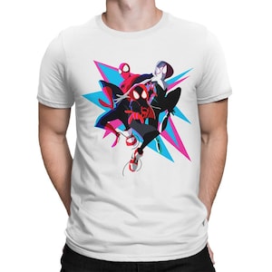 Spider-Man in the Spider-Verse T-Shirt, Herren Damengrößen (met-272)