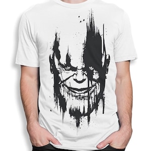 イカゲーム T.O.P THANOS T-shirt Mサイズ 白/黒 Thanos Squidgamw 2 Shirt - TikTok Shop